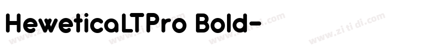 HeweticaLTPro Bold字体转换